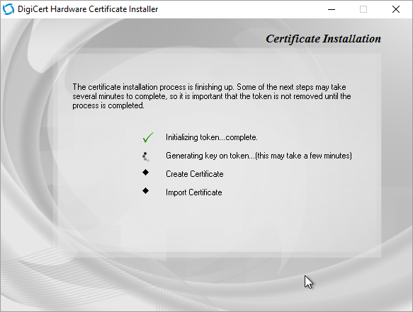 Aplikace pro instalaci certifikátu